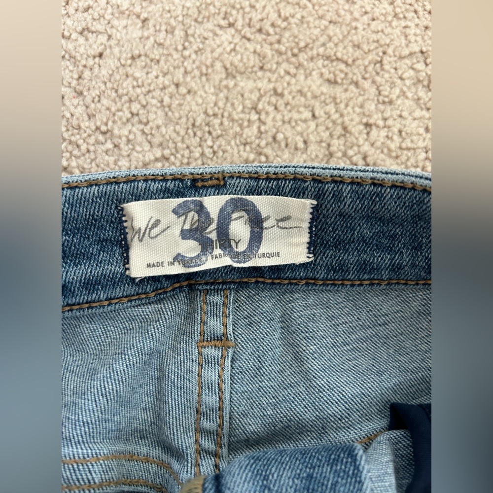 Free People We The Free Sierra Jeans Size 30 Raw Hem New NWT - Picture 4 of 5